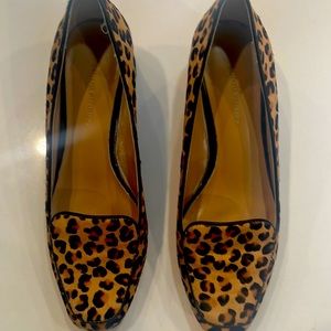 Banana Republic Leopard print block heel shoe